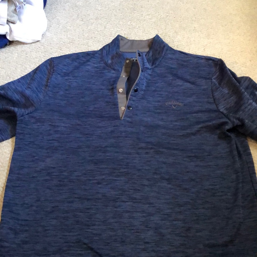 Callaway Golf 1/4 hoody with buttons